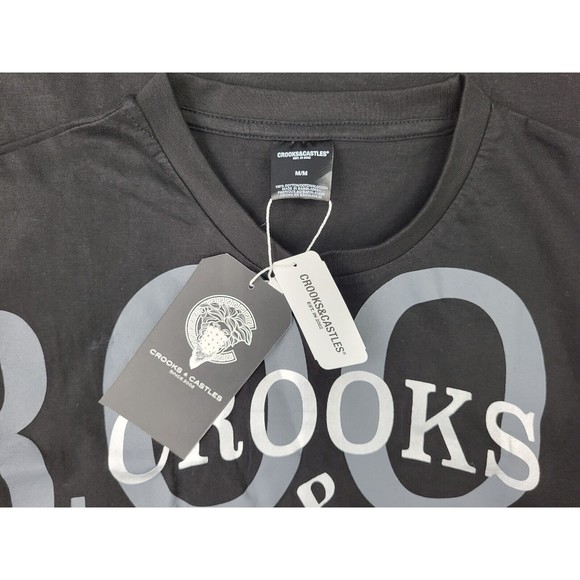 Crooks And Castles T Shirt Medium Size / Short Sleeve / Black Color / Graphics - Picture 3 of 3